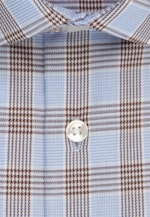 Shaped Business Hemd Karo in Braun |  Seidensticker Onlineshop