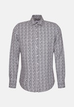 Shaped Business Hemd Floral in Dunkelblau |  Seidensticker Onlineshop