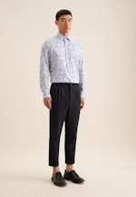 Shaped Business shirt Floral in Light Blue |  Seidensticker Onlineshop