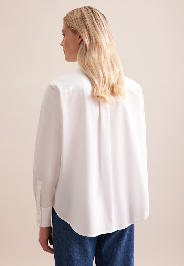 Hemdbluse mit Stretchanteil in A- Linie in White |  Seidensticker Onlineshop