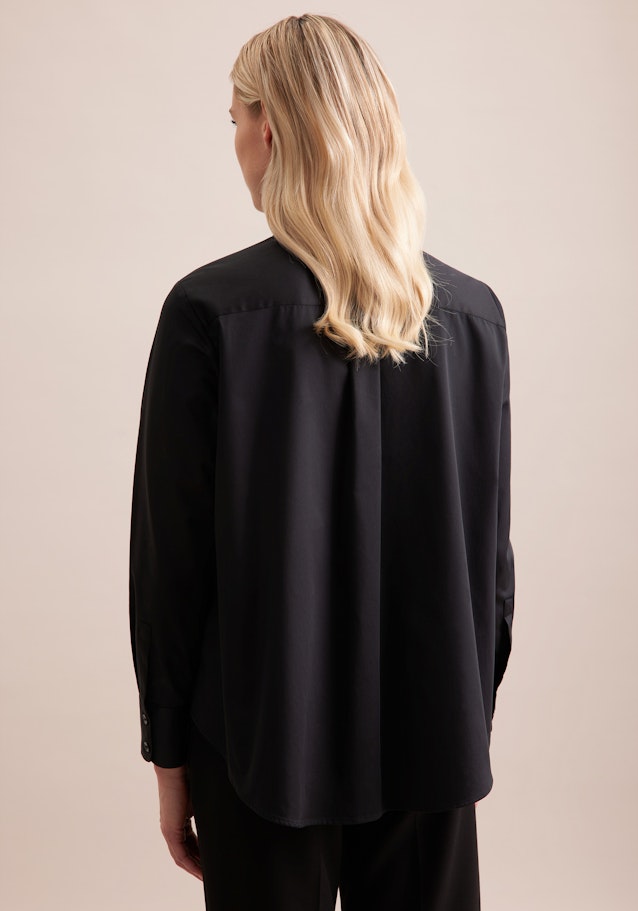 Hemdbluse mit Stretchanteil in A- Linie in Noir | Seidensticker Onlineshop