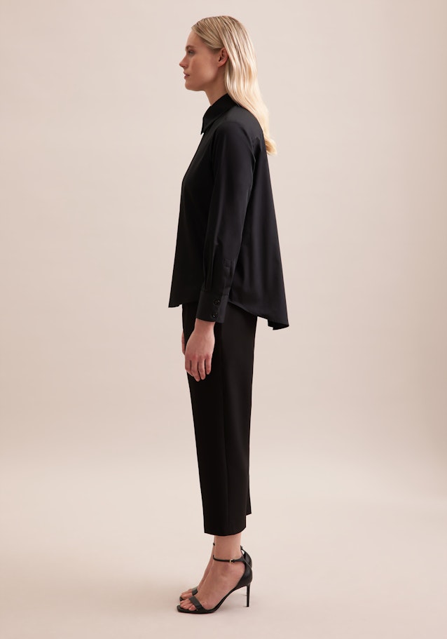 Hemdbluse mit Stretchanteil in A- Linie in Noir | Seidensticker Onlineshop