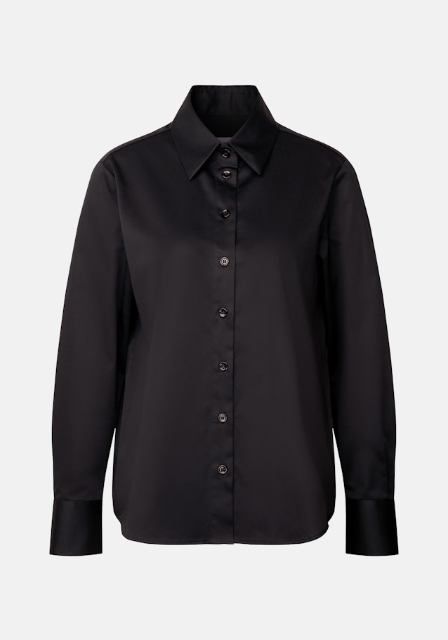 Hemdbluse mit Stretchanteil in A- Linie in Noir | Seidensticker Onlineshop