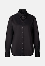 Hemdbluse mit Stretchanteil in A- Linie in Schwarz |  Seidensticker Onlineshop