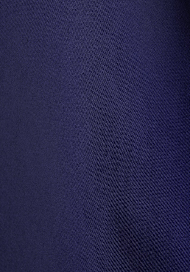 Hemdbluse mit Stretchanteil in A- Linie in Bleu Foncé | Seidensticker Onlineshop