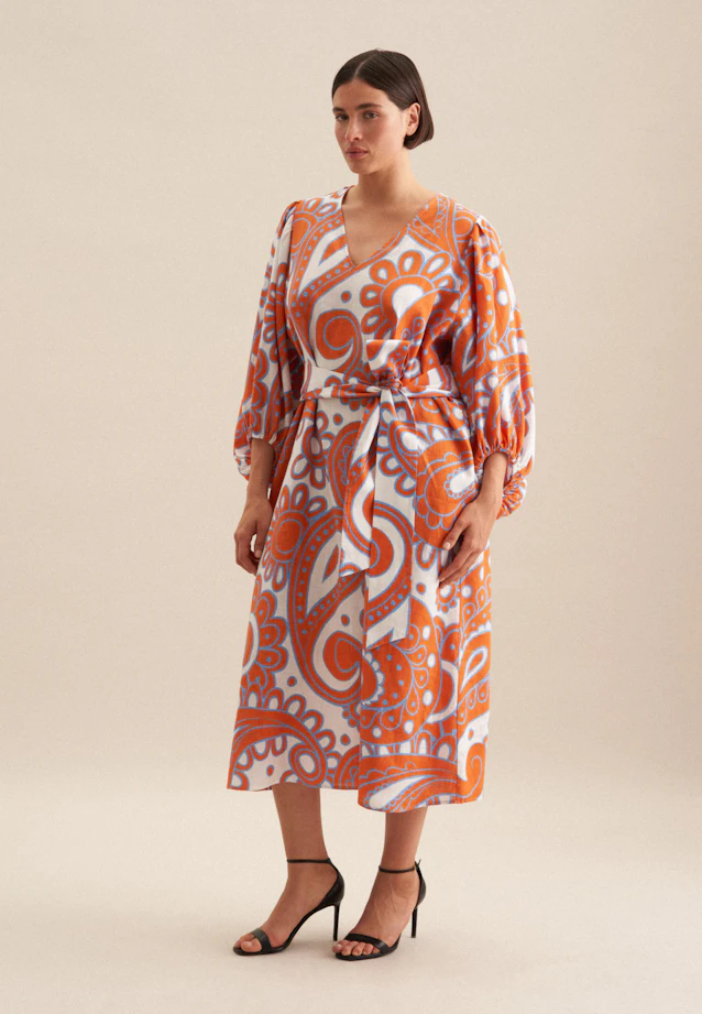 Robe Paisley in Orange |  Seidensticker Onlineshop