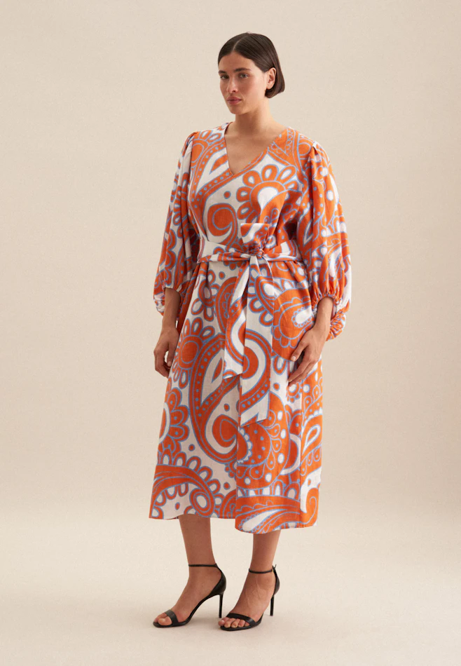 Robe Paisley dans Orange | Boutique en ligne Seidensticker