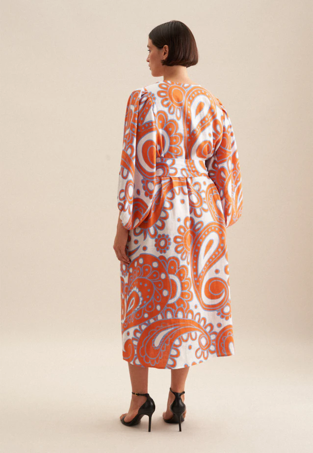 Robe Paisley in Orange |  Seidensticker Onlineshop