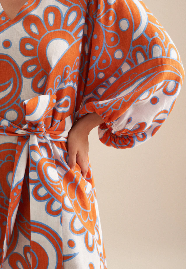 Robe Paisley in Orange |  Seidensticker Onlineshop