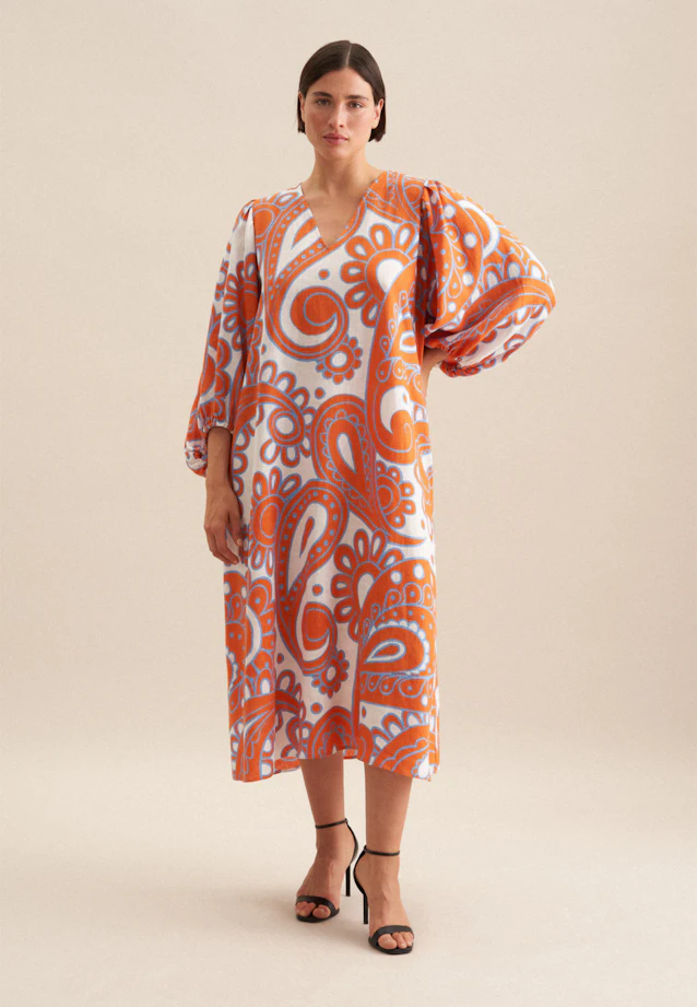 Robe Paisley in Orange |  Seidensticker Onlineshop