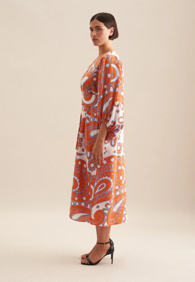 Robe Paisley in Orange |  Seidensticker Onlineshop