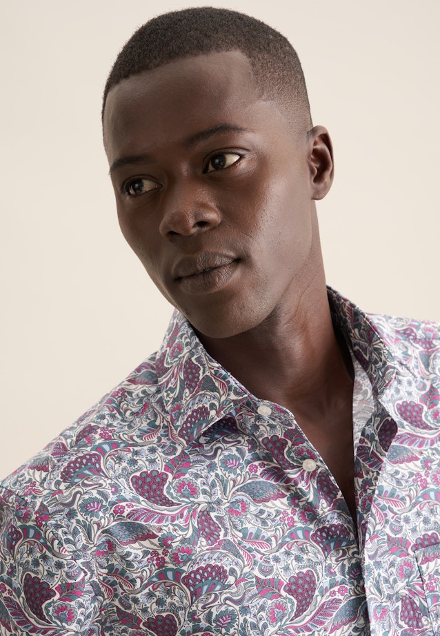 Regular Business Hemd Druck in Grün |  Seidensticker Onlineshop