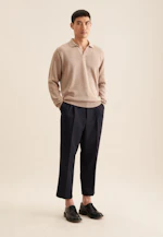 Collar Pullover  , Uni in Beige |  Seidensticker Onlineshop