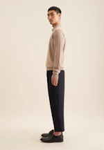Collar Pullover  , Uni in Beige |  Seidensticker Onlineshop