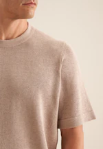 T-shirt Uni in Beige |  Seidensticker Onlineshop