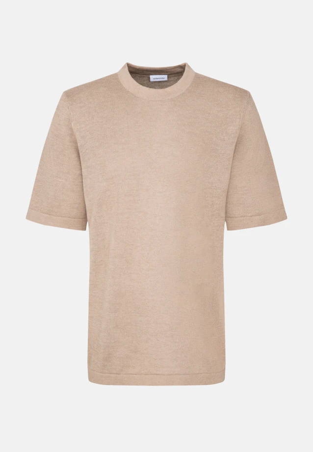 T-shirt Uni in Beige |  Seidensticker Onlineshop