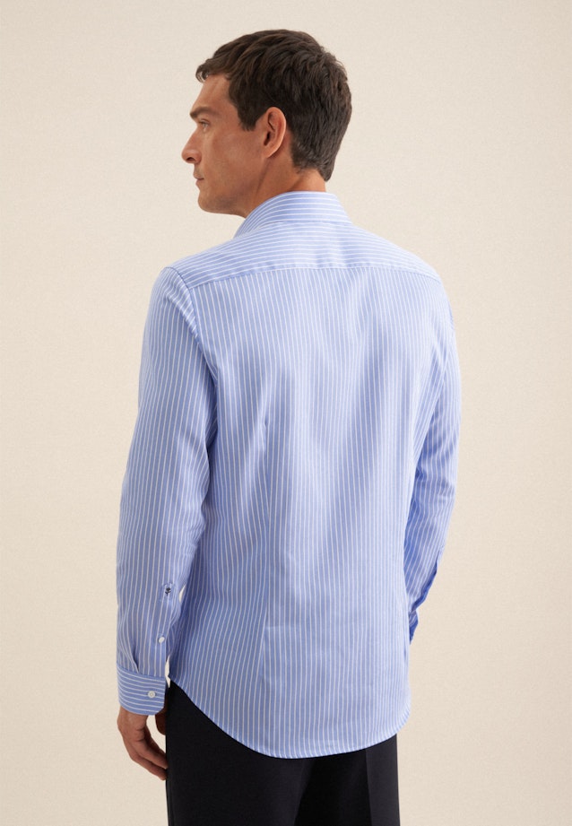 Slim Business Hemd Streifen in Hellblau |  Seidensticker Onlineshop