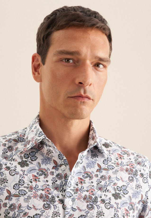 Slim Chemise d'affaires Imprimé in Orange |  Seidensticker Onlineshop