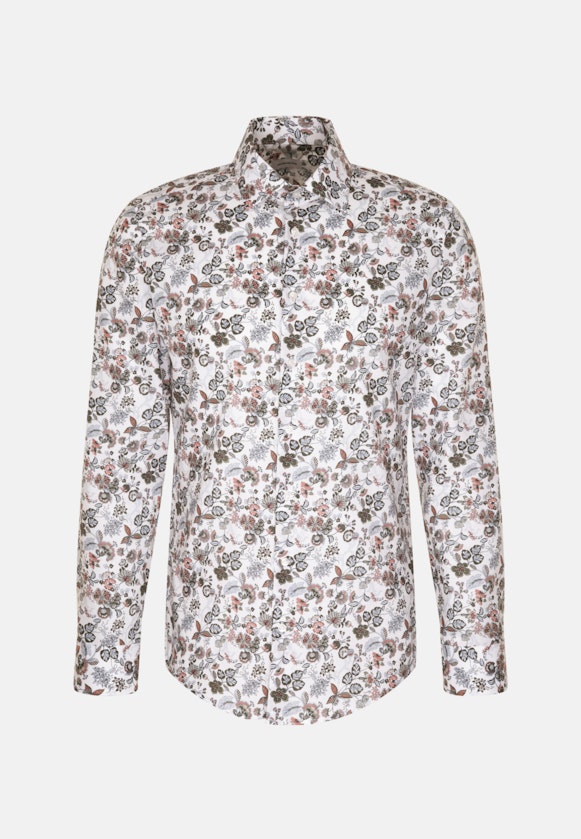 Slim Chemise d'affaires Imprimé in Orange |  Seidensticker Onlineshop