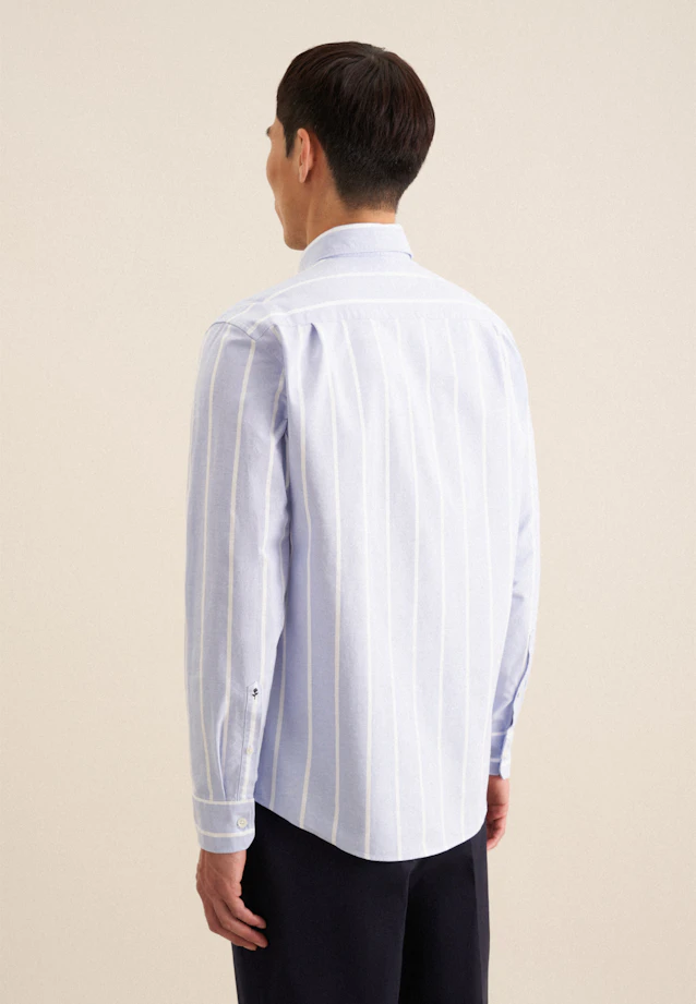 Regular Casual shirt Stripe in Light Blue |  Seidensticker Onlineshop