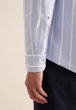 Regular Casual Hemd Streifen in Hellblau |  Seidensticker Onlineshop