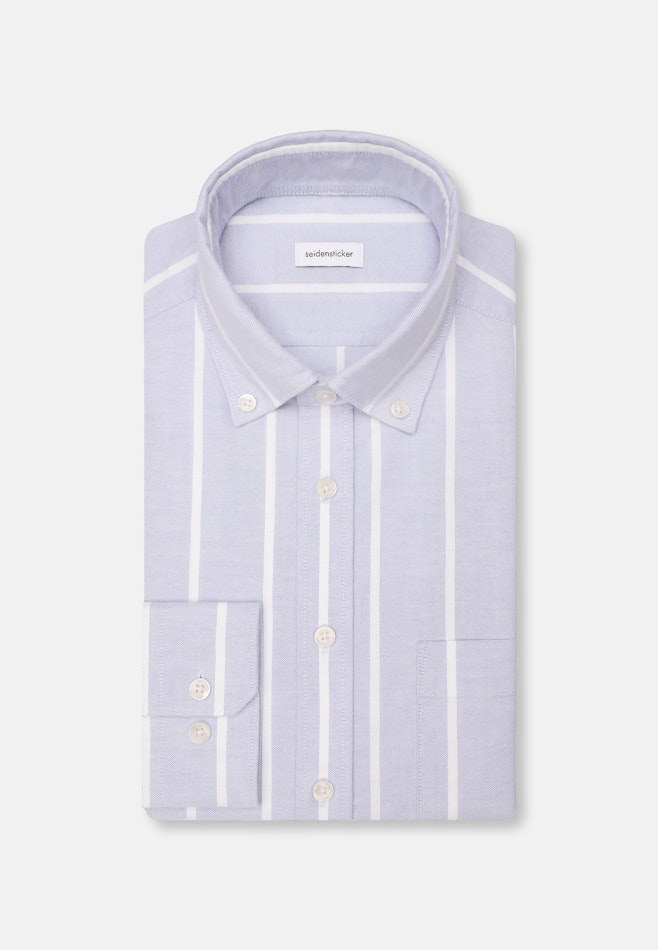 Regular Casual Hemd Streifen in Hellblau | Seidensticker Onlineshop