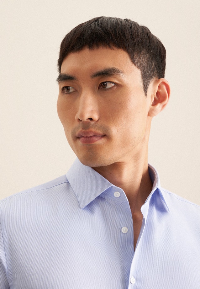 Slim Business Hemd Streifen in Hellblau |  Seidensticker Onlineshop