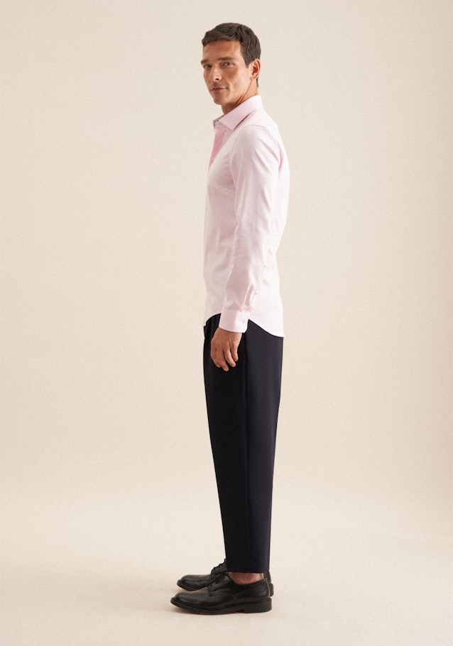 Shaped Chemise d'affaires Uni in Rose Fuchsia | Seidensticker Onlineshop