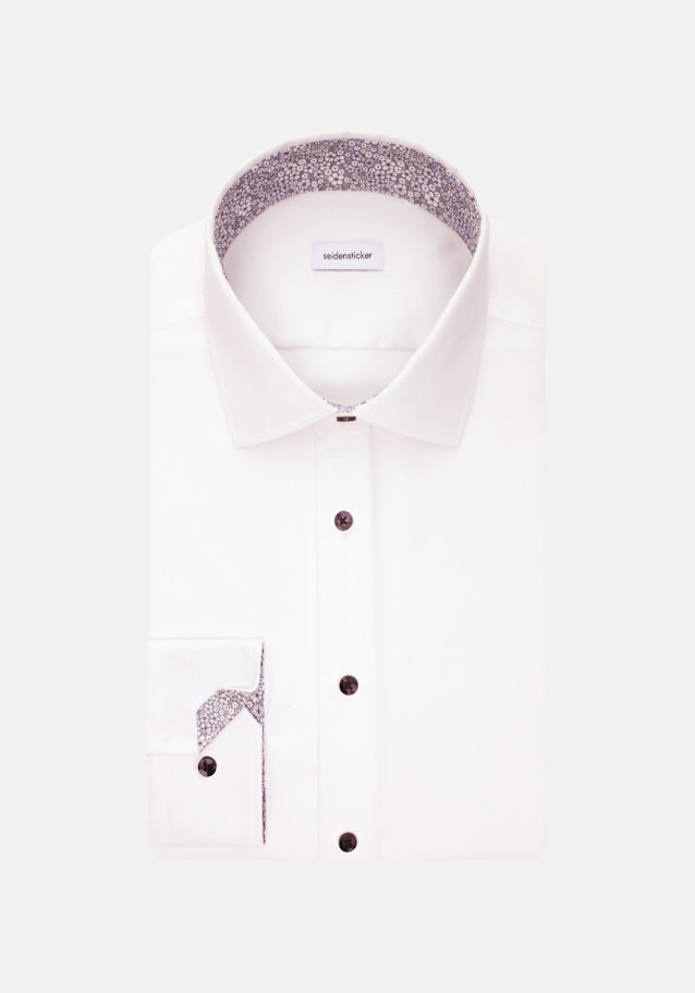 Shaped Business Hemd Uni in Weiß | Seidensticker Onlineshop