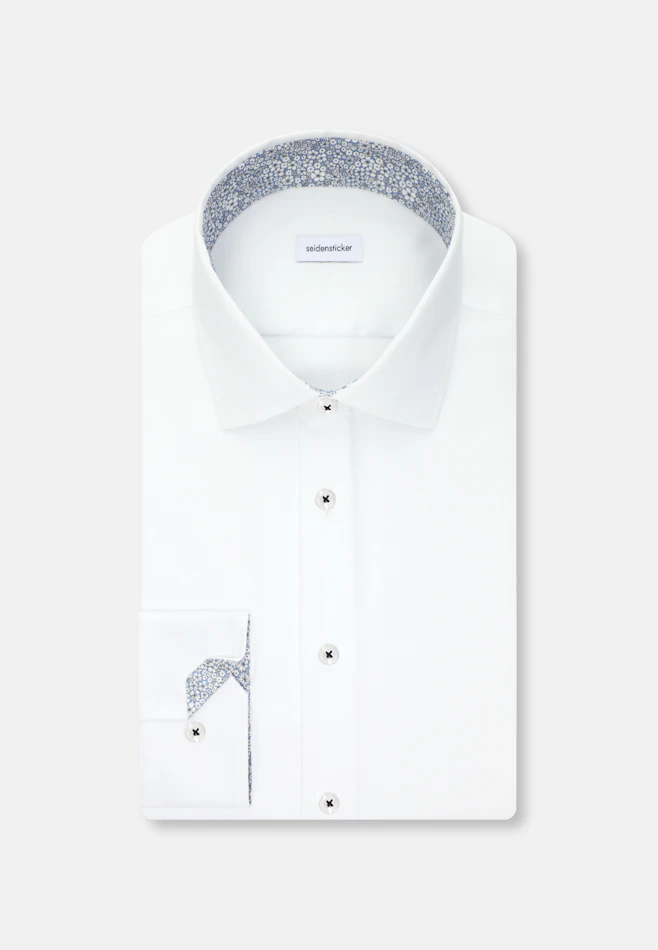 Shaped Business Hemd Uni in Weiß | Seidensticker Onlineshop