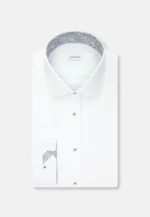 Shaped Business Hemd Uni in Weiß |  Seidensticker Onlineshop