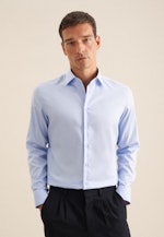 Shaped Business shirt Uni in Light Blue |  Seidensticker Onlineshop