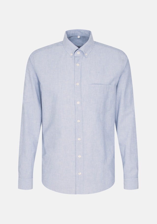 Regular Casual Hemd Uni in Hellblau | Seidensticker Onlineshop