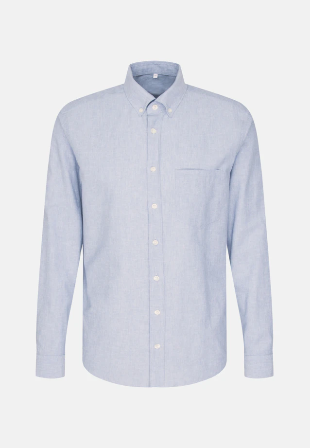 Regular Casual Hemd Uni in Hellblau |  Seidensticker Onlineshop