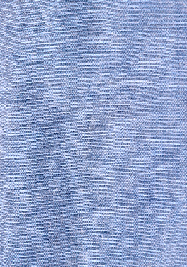 Regular Casual Hemd Uni in Mittelblau | Seidensticker Onlineshop