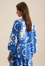 Chemise Paisley in Bleu Moyen |  Seidensticker Onlineshop