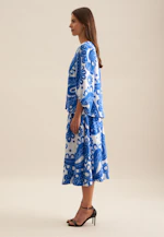 Chemise Paisley in Bleu Moyen |  Seidensticker Onlineshop