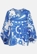 Chemise Paisley in Bleu Moyen |  Seidensticker Onlineshop