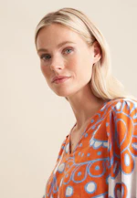 Chemise Paisley in Orange |  Seidensticker Onlineshop