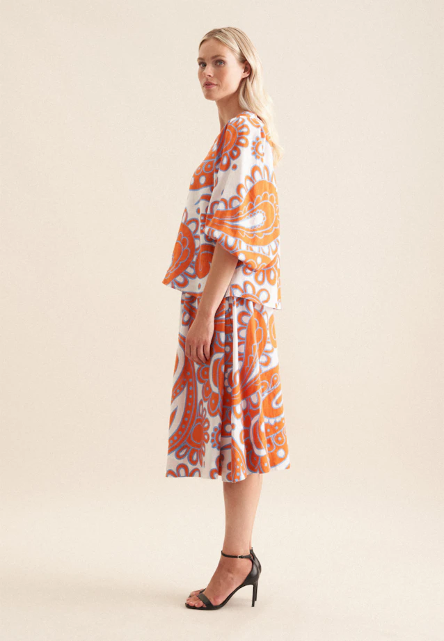 Chemise Paisley in Orange |  Seidensticker Onlineshop