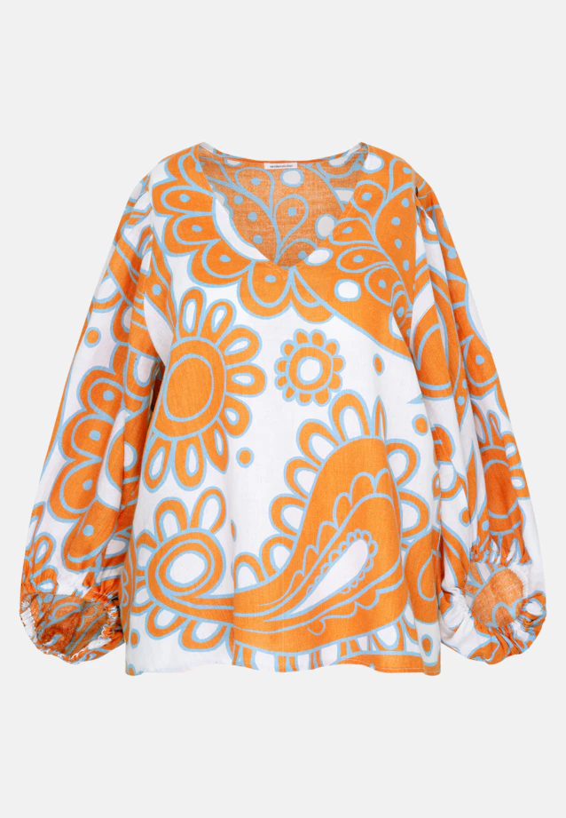 Chemise Paisley in Orange |  Seidensticker Onlineshop