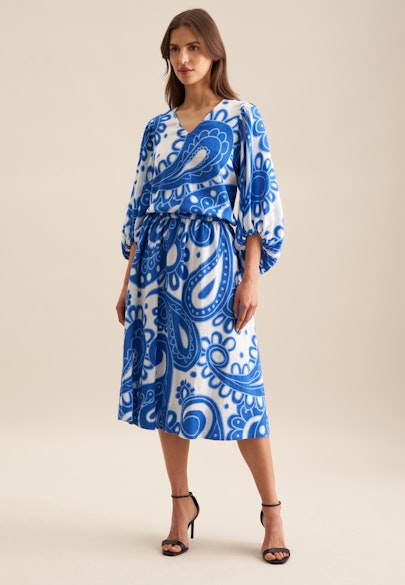 Rock Paisley in Mittelblau |  Seidensticker Onlineshop