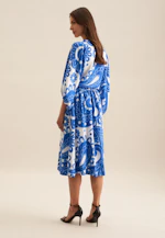Rock Paisley in Mittelblau |  Seidensticker Onlineshop
