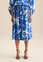 Rock Paisley in Mittelblau |  Seidensticker Onlineshop
