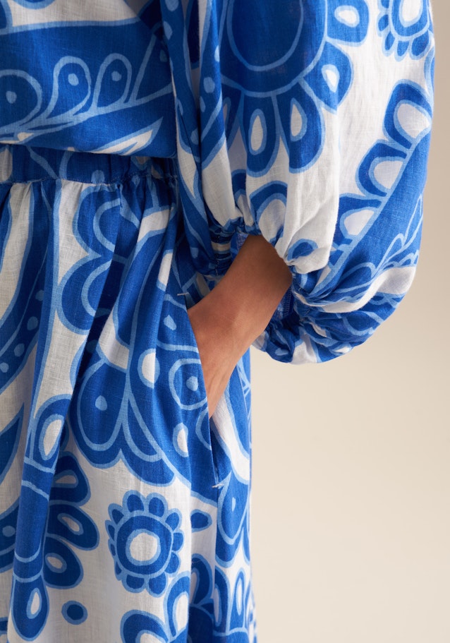 Rock Paisley in Mittelblau | Seidensticker Onlineshop