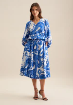 Rock Paisley in Mittelblau |  Seidensticker Onlineshop