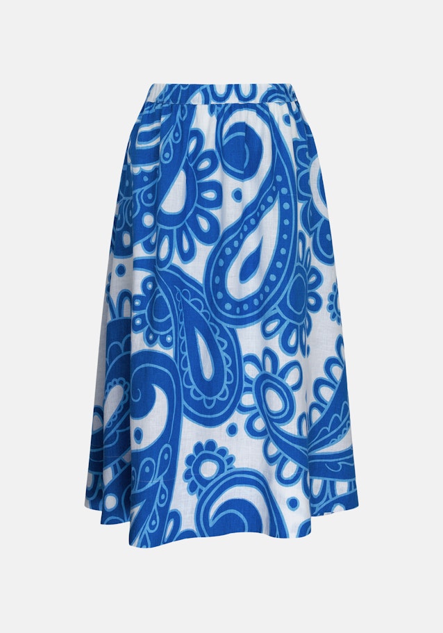 Rock Paisley in Mittelblau | Seidensticker Onlineshop