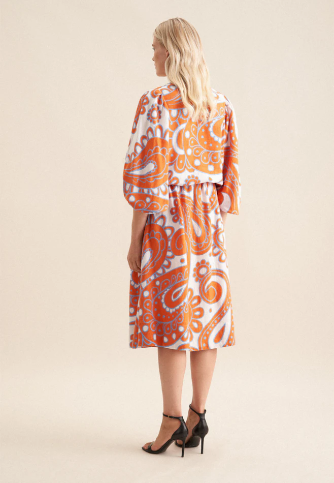 Regular Rock Paisley in Orange | Seidensticker Onlineshop