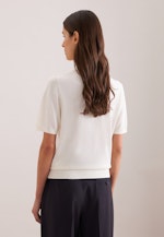 Polo léger en maille en laine et soie in Ecru |  Seidensticker Onlineshop