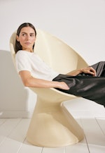 Polo léger en maille en laine et soie in Ecru |  Seidensticker Onlineshop